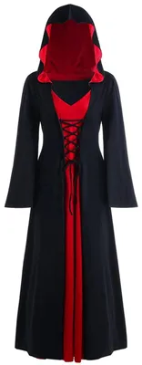 Imagen del producto de Solidchoice: Vestido vintage de bruja para Halloween y fiestas temáticas