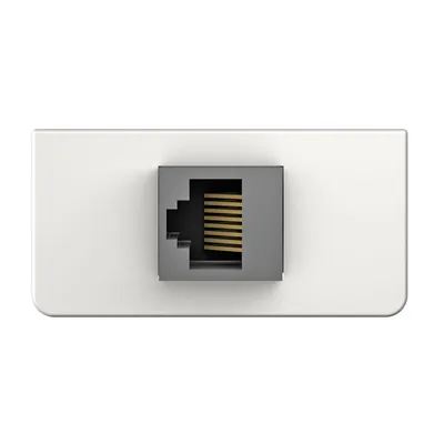 Image de Kindermann 7456-423 Cat-6/6A (RJ45) Couvercle de raccordement, w/RAL 9010 (7456000423)