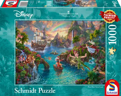 Produktbild von Thomas Kinkade, Disney, Peter Pan , 1000 Teile Puzzle