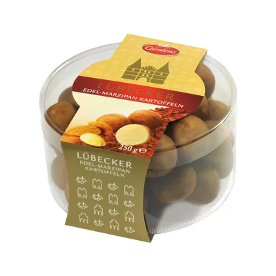 Produktbild Lübecker Edel Marzipan Kartoffeln mit Kakaonote und Mandel 250g
