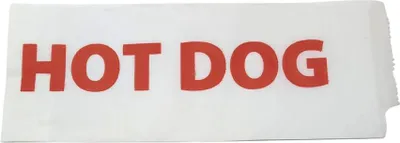 Produktbild von 2000 Hot Dog Beutel / Hot Dog Tüten PAP 80 x 210 mm Neutralmotiv „Hot Dog“