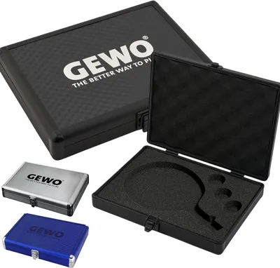 Produktbild von GEWO Tischtennis Schlägerkoffer ALU Safe – stabile Aufbewahrungsbox, schwarz