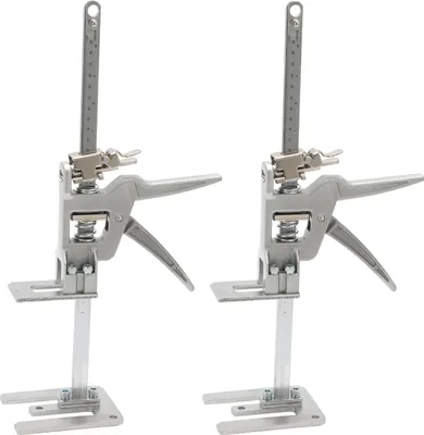 Produktbild von Eikuavons Möbelheber 2er Set, Arbeitssparender Hebearm Höhenversteller, Montagehilfe mit Schnell- und Feinabsenkung für Möbel Türen Platten