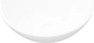 Image de vidaXL Lavabo en céramique blanc rond