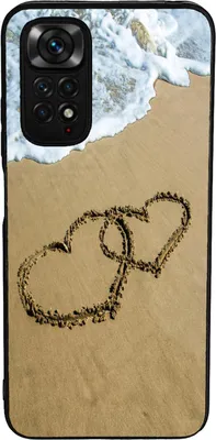 Produktbild von TPU Silikon Hülle für Xiaomi Redmi 10C Handy Cover Case Schutzhülle Handyhülle Bumper MOTIV 272 Herzen Strand Meer