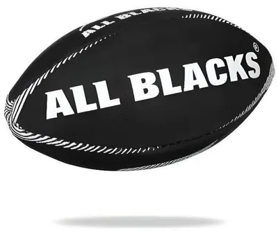 Image de Minge Rugby Gilbert Supporter All Blacks, Mini, Negru