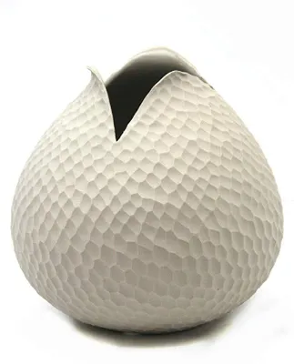 Produktbild von ASA Vase, natur CARVE D. 18,5 cm, H. 18 cm, Handarbeit, 1361011 ! Vorteilsset beinhaltet 4 x den genannten Artikel und Geschenk + Spende