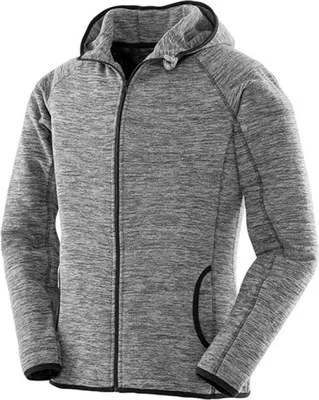 Immagine prodotto di SPIRO S245F | Donna Micropile con cappuccio - Anatomico - Colore: Grigio/Nero - Taglia: M