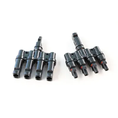 Produktbild von Offgridtec 4-fach Abzweigbuchsen T-Stecker Solarstecker (Paar)