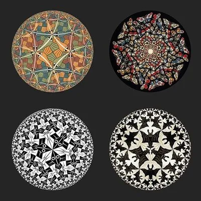 Immagine prodotto di Sottobicchiere Escher, 4 pezzi.