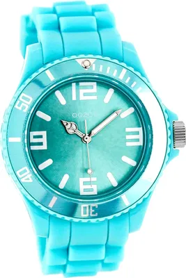 Produktbild von Oozoo Silikon Damen-Herren Uhr Analog Quarzuhr Armband blau Vintage Series D2UOC4176A