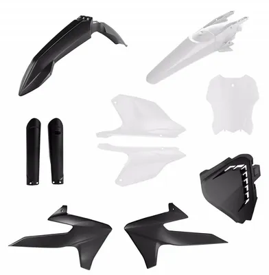 Produktbild von ACERBIS Verkleidungskit 10 Teile Weiß/Schwarz für TRIUMPH TF X