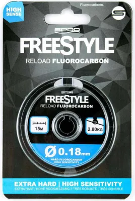 Produktbild von Spro Freestyle Fluorocarbon 30m - Vorfachschnur, Durchmesser 0.40mm / 9kg Tragkraft