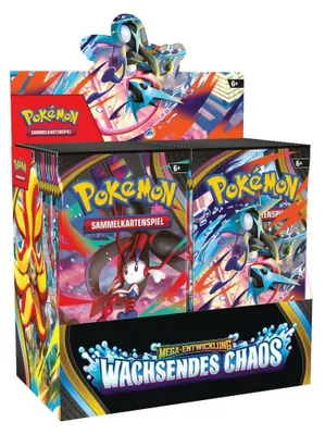 Produktbild von Pokémon Wachsendes Chaos Display Deutsch