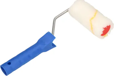 Obrázok produktu pre KOTARBAU® Maliarsky valček žltý závit 100 mm s plastovou rukoväťou Maliarsky valček Peddle Peddle Peddle Peddle na maliarske a renovačné práce
