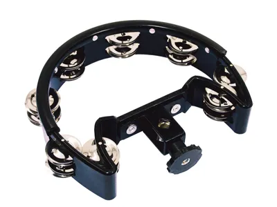 Imagen del producto de DIMAVERY: Tamborín semicircular con soporte (26056685)