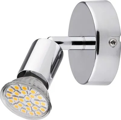 Zdjęcie produktu dla Kinkiet nowoczesny Norton LED chromowany 1xGU10x50W metal wym:11x11x11cm IP20 Rabalux