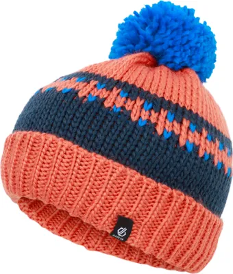 Produktbild von Dare 2B - "Boffin II" Mütze Bommel für Kinder RG7923 (128-140) (Orange/Dunkel-Jeansblau)