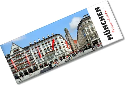 Produktbild von streetline München Frauenkirche Panorama Souvenir Magnet