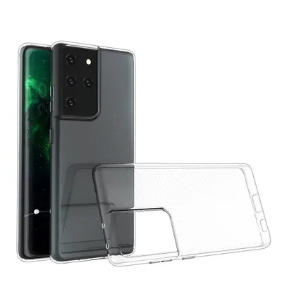 Produktbild von Ultra Clear TPU Hülle für Samsung Galaxy S21 Ultra 5G - Durchscheinend KP9949