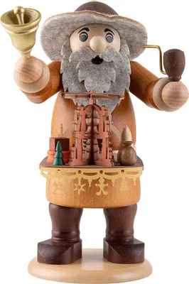 Produktbild von Bauchladenhändler (22cm) Räuchermann von Zeidler Holzkunst