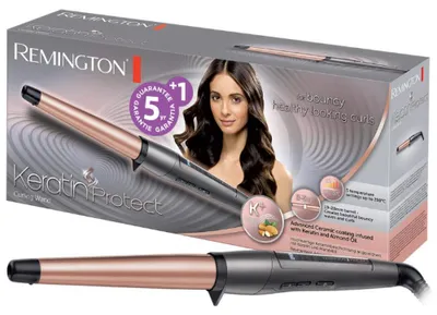 Image de Remington CI83V6 Fer à boucler À chaleur Noir, Or rose 3 m