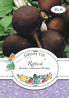 Artikelbild 1 von 'Rettich Runder schwarzer Winter' aus der Kategorie Rettichsamen