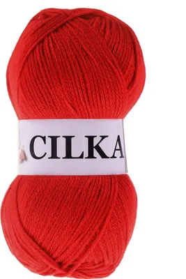 Produktbild von 100g Strickgarn CILKA by VLNIKA Klassikgarn Strickwolle Häkelgarn Sommergarn