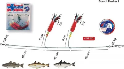 Produktbild von Spro Norway Expedition Meeressystem Dorsch Flasher 2