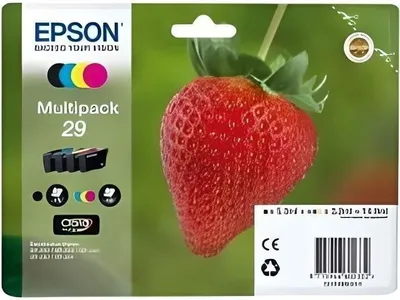 Immagine prodotto di Cartuccia d'inchiostro Epson Erdbeere 4CL Multipack, nero, ciano, magenta, giallo