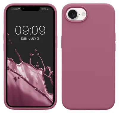 Produktbild von kwmobile Handyhülle für Apple iPhone 17e / iPhone 16e Hülle - Case Silikon - Kabelloses Laden - Schutzhülle Cover in Orchidee Violett