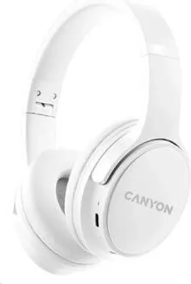 Obrázok produktu pre Canyon OnRiff 4, Bezdrôtový, Hovory / hudba / šport / bežné, 20 - 20000 Hz, 163 g, Slúchadlá s mikrofónom, Biela