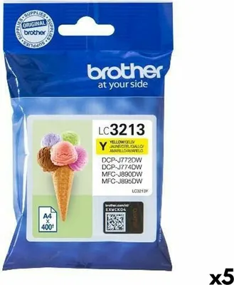 Produktbild von Original Tintenpatrone Brother Gelb (5 Stück)