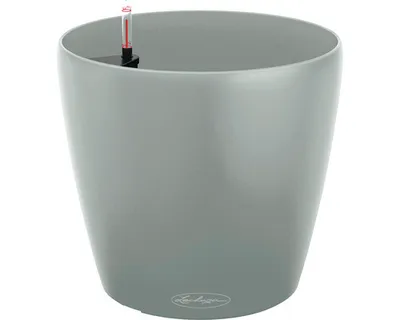 Obrázek produktu pro Samozavlažovací květináč Lechuza Classico Eco Ø 43 cm recyklovaný plast světle šedý