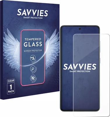 Produktbild von Savvies Schutzglas für Samsung Galaxy A52 5G Displayschutz 9H Glas klar transparent