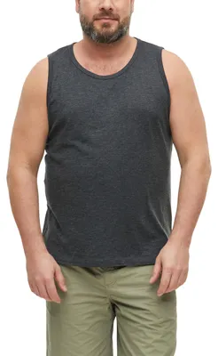 Productafbeelding van s.Oliver heren tanktop – oversized pasvorm, katoenmix, jersey, ronde hals