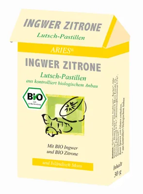 Produktbild von LutschPastillen - Ingwer Zitrone 30g