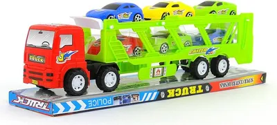 Produktbild von Adar Abschleppwagen Spielzeugset mit 6 Fahrzeugen