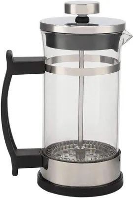 Produktbild von Famanu Kaffeekanne Französische Pressfilterkanne - Edelstahl mit Glaskanne