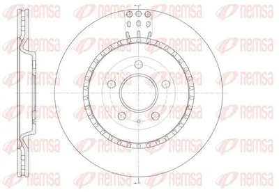 Produktbild von 2x REMSA Bremsscheibe 61492.10 hinten für AUDI A4 Avant (8K5 B8) Q5 (8RB) 330mm