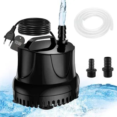 Obrázek produktu pro Akvarijní čerpadlo 800 l/h, 15 W, ultra tiché čerpadlo do jezírka