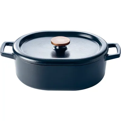 Produktbild von BEKA Schmortopf Nori Ø31cm rovale Form Gusseisen, schwarz