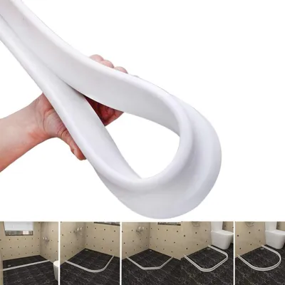 Obrázek produktu pro Těsnění sprchového koutu Těsnění sprchového koutu, silikonové těsnění, pružné, pro vlhké místnosti, sprchy, koupelny (60 palců)