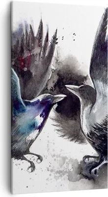 Produktbild von Bild auf Leinwand - Leinwandbild - Vogel Natur Feder - 45x80cm - Wand Bild - Wanddeko - Wandbilder - Leinwanddruck - Bilder - Kunstdruck - Wanddekoration - Leinwand bilder - Wandkunst - PA45x80-3761
