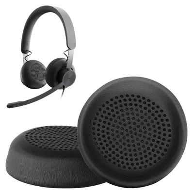Produktbild von kwmobile 2x Ohr Polster für Logitech Zone Wired Ohrpolster - Ersatz Ohrpolster - Kopfhörer Ersatzteile - Kopfhörer Ersatzpolster für Over Ear