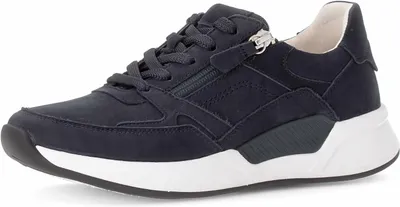 Imagen del producto de Zapatos deportivos de cordones para mujer Gabor ROLLINGSOFT, color azul, ideales para el día a día, nuevos