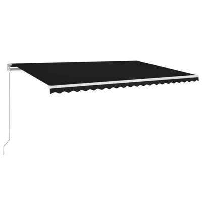 Produktbild von vidaXL Markise Manuell Einziehbar 500x350 cm Anthrazit
