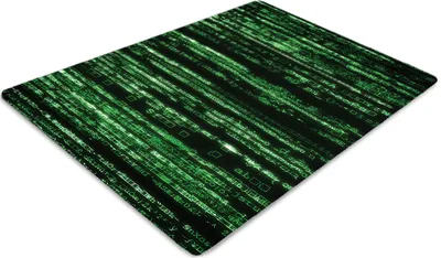 Produktbild von Stuhlunterlage Bürostuhlunterlage 120 cm x 90 cm Bodenmatte Bürostuhlunterlage - Digitale Zeichenfolge