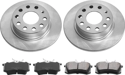 Obrázok produktu pre SuccePredám sadu zadných bŕzd pre Audi A3 (8P), VW Golf 5 6, Seat LEON, SKODA OCTAVIA, ALTEA, keramické brzdové doštičky a 253 mm rotory ako náhradu,