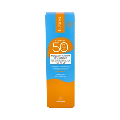 Obrázek produktu pro Lirene, Nawilżający, ochronny krem do twarzy SPF 50, 40 ml